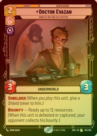 Doctor Evazan - Wanted on Twelve Systems - 185/262 - Rare (Foil)