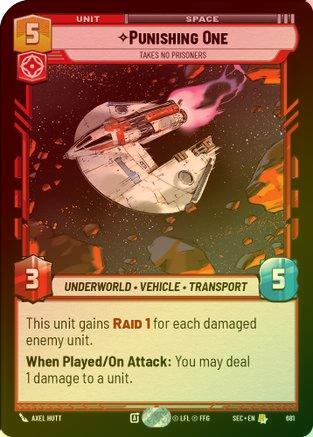 Punishing One - Takes No Prisoners (Foil) - 681 - Rare (Foil)