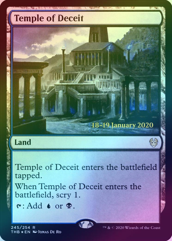 Temple of Deceit - Prerelease Promo (PTHB) (Foil)