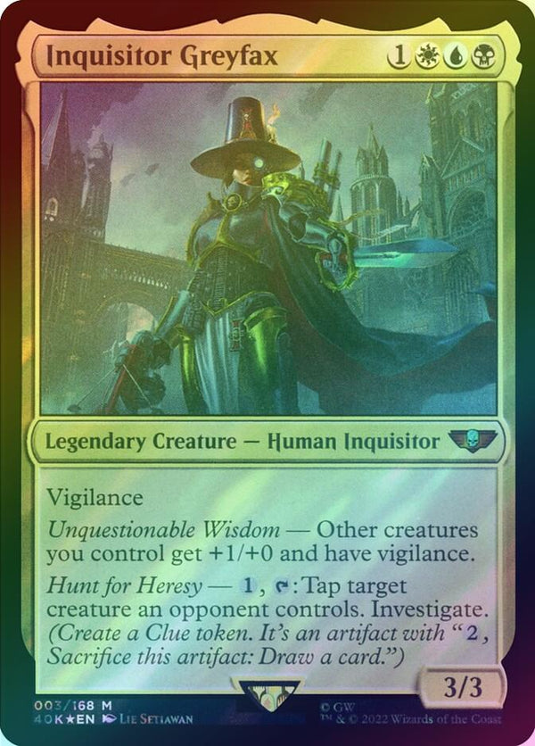Inquisitor Greyfax (Surge Foil) (40K)