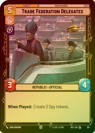 Trade Federation Delegates (Foil) - 701 - Common (Foil)
