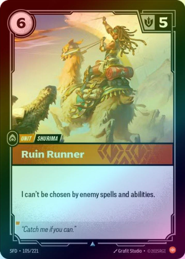 Ruin Runner - 105/221 - Uncommon (Foil)