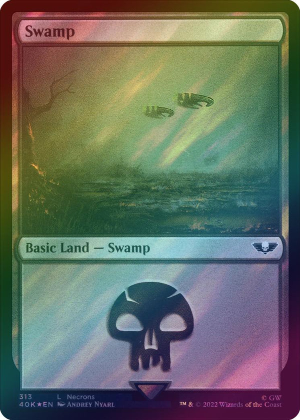 Swamp (313) (Surge Foil) (40K)