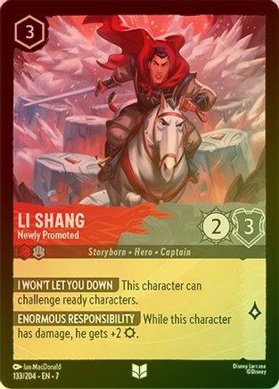 Li Shang (Newly Promoted) - 133/204 - Uncommon (Foil)