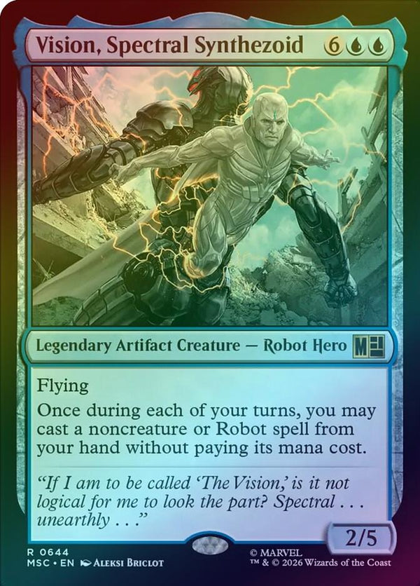 Vision, Spectral Synthezoid (Foil) (MSC)