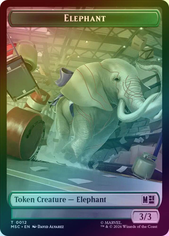 Angel // Elephant Token (Foil) (TMSC)