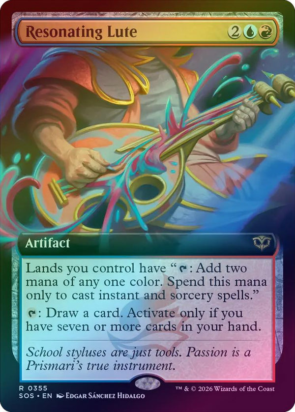 Resonating Lute - Extended Art (Foil) (SOS)