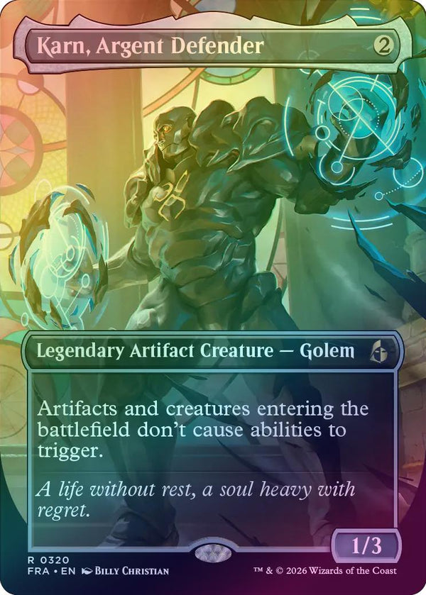 Karn, Argent Defender - Borderless Echo (Foil) (FRA)