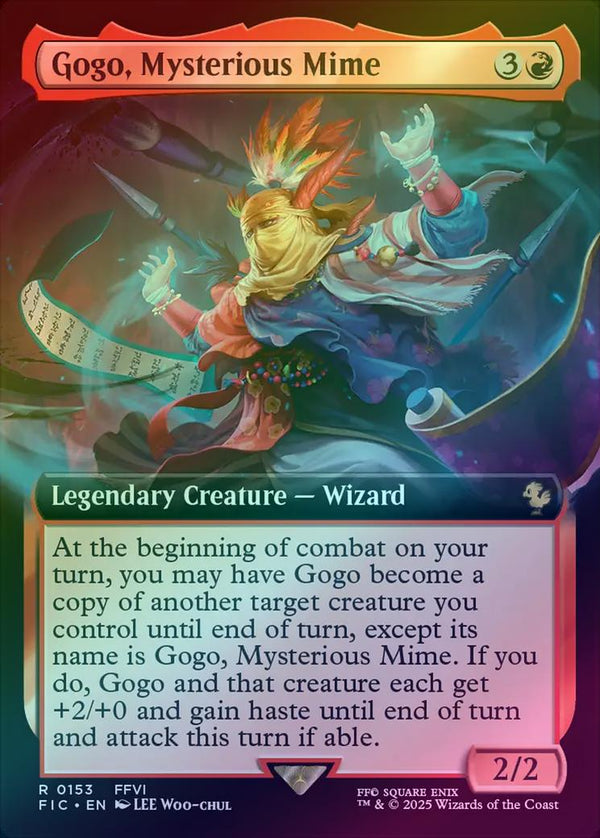 Gogo, Mysterious Mime - Extended Art (Foil) (FIC)