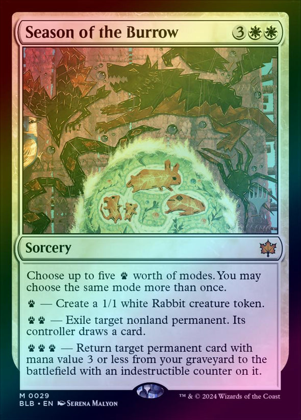 Season of the Burrow - Promo Pack (Foil) (PBLB)