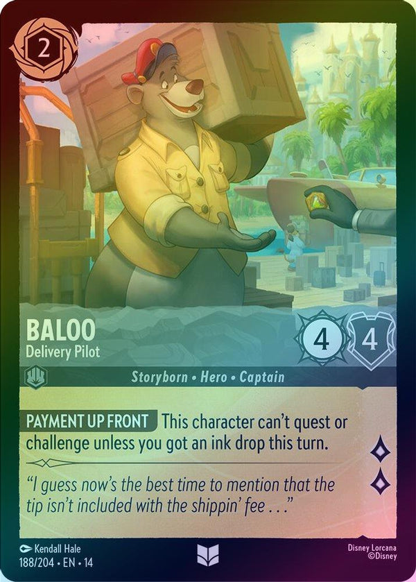 Baloo (Delivery Pilot) - 188/204 - Uncommon (Foil)