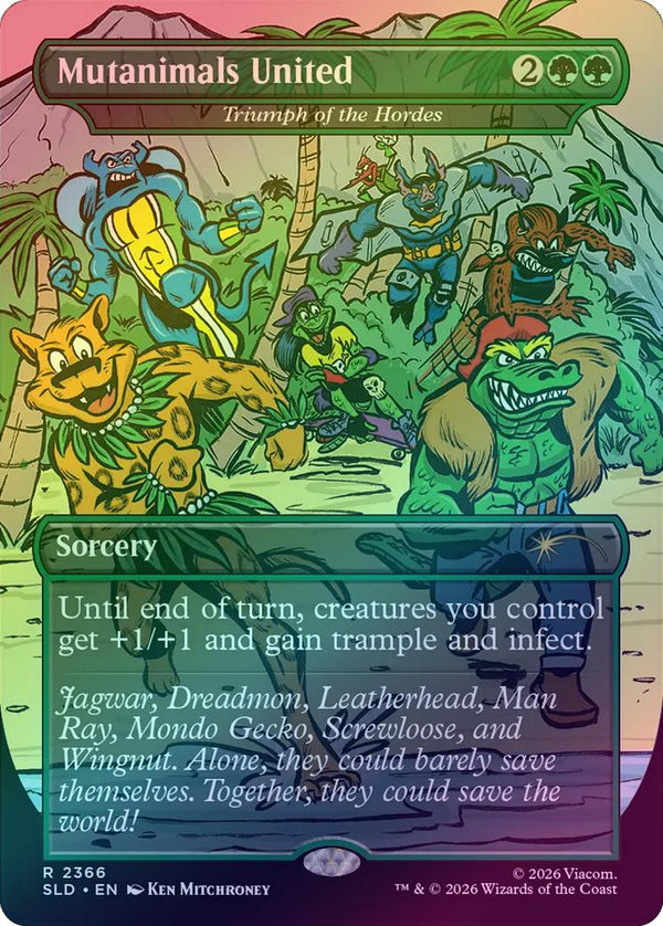 Mutanimals United // Triumph of the Hordes - TMNT: The Mighty Mutanimals (Foil) (SLD)