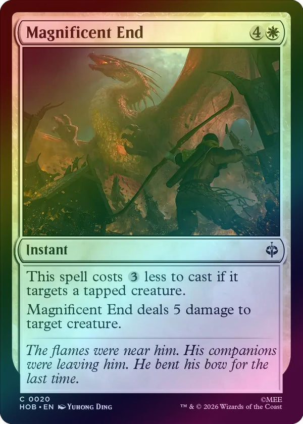 Magnificent End (Foil) (HOB) (Pre-Order)