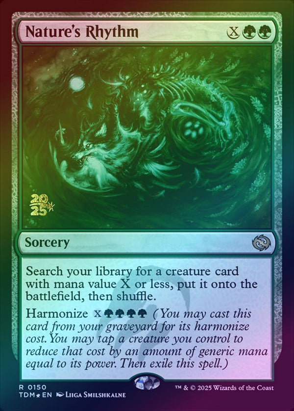 Nature's Rhythm - Prerelease Promo (Foil) (PTDM)