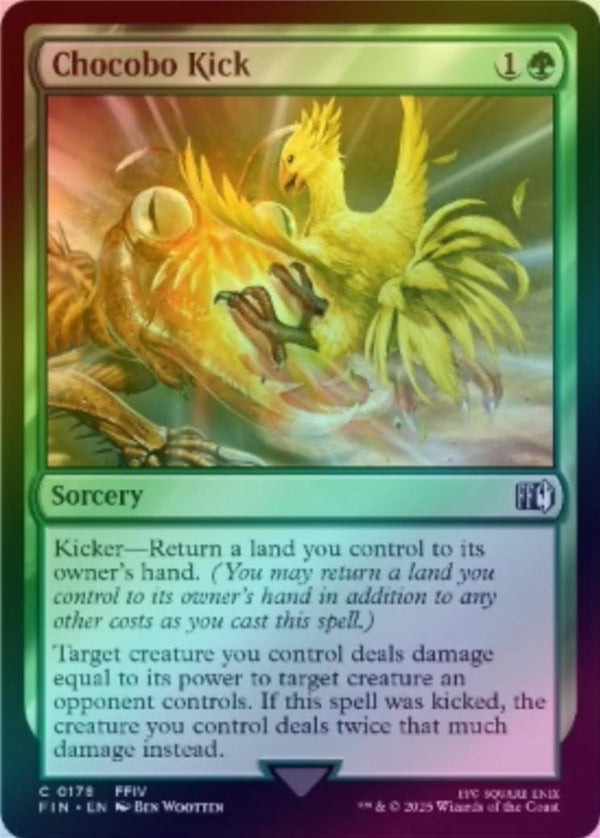 Chocobo Kick (Foil) (FIN)