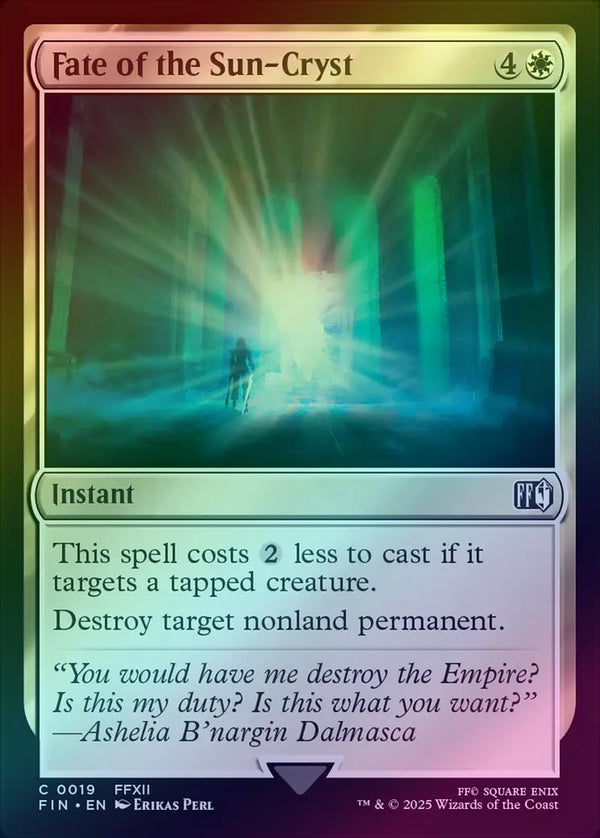 Fate of the Sun-Cryst (Foil) (FIN)