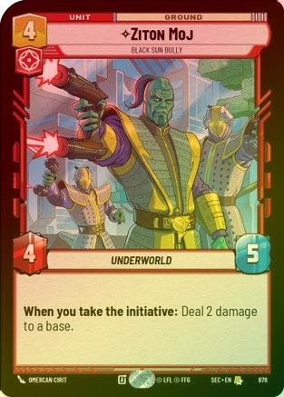 Ziton Moj - Black Sun Bully (Foil) - 678 - Rare (Foil)