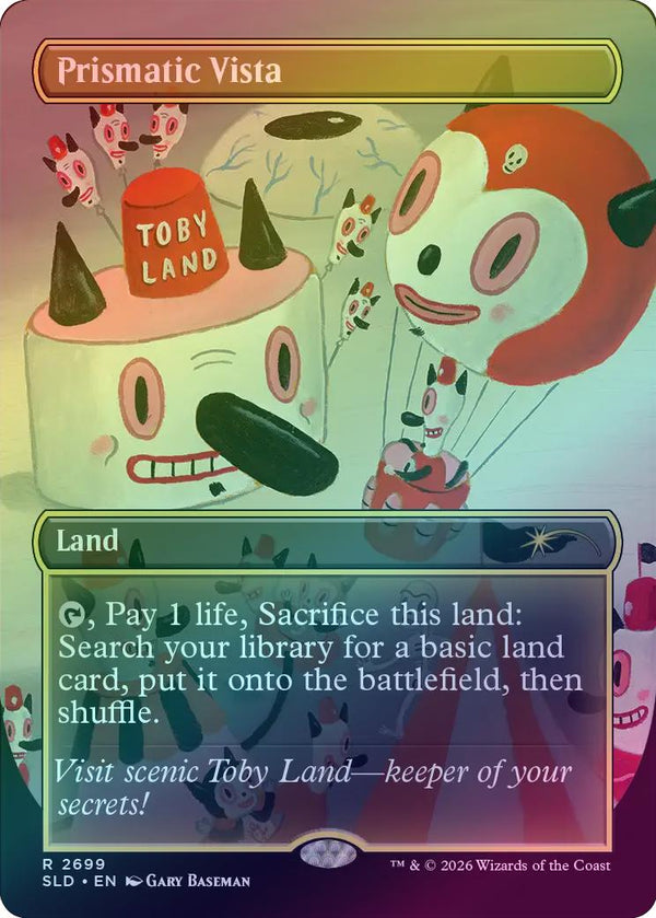 Prismatic Vista - Toby's Journey by Gary Baseman (Foil) (SLD)