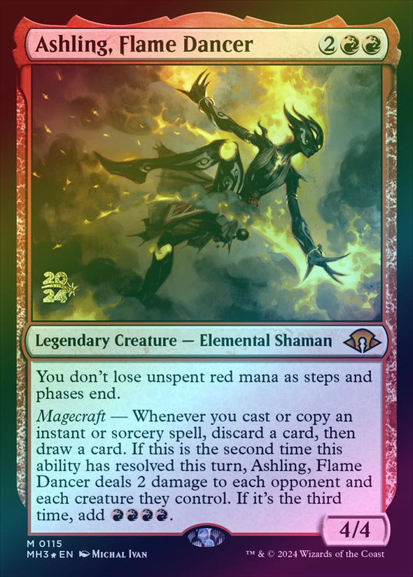 Ashling, Flame Dancer - Prerelease Promo (Foil) (PMH3)