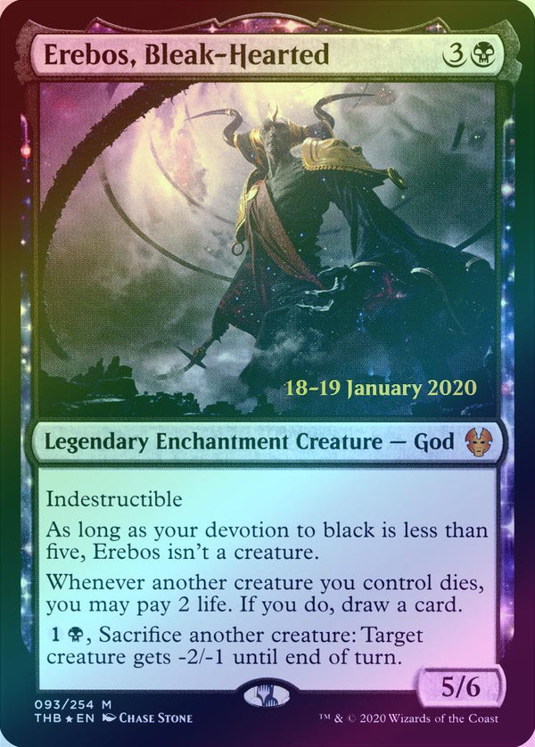 Erebos, Bleak-Hearted - Prerelease Promo (PTHB) (Foil)