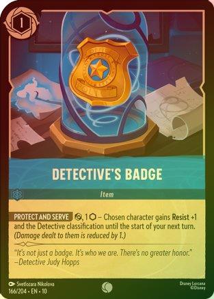 Detective's Badge - 166/204 - Common (Foil)