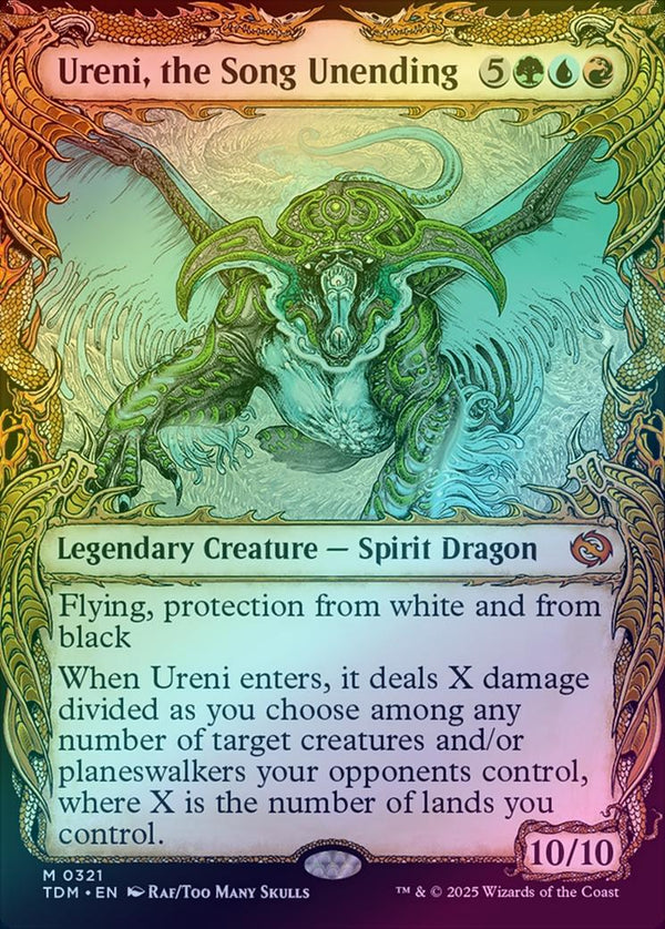 Ureni, the Song Unending - Draconic Showcase (Foil) (TDM)