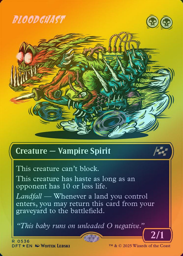 Bloodghast - Borderless Rude Rider (First-Place Foil) (DFT)
