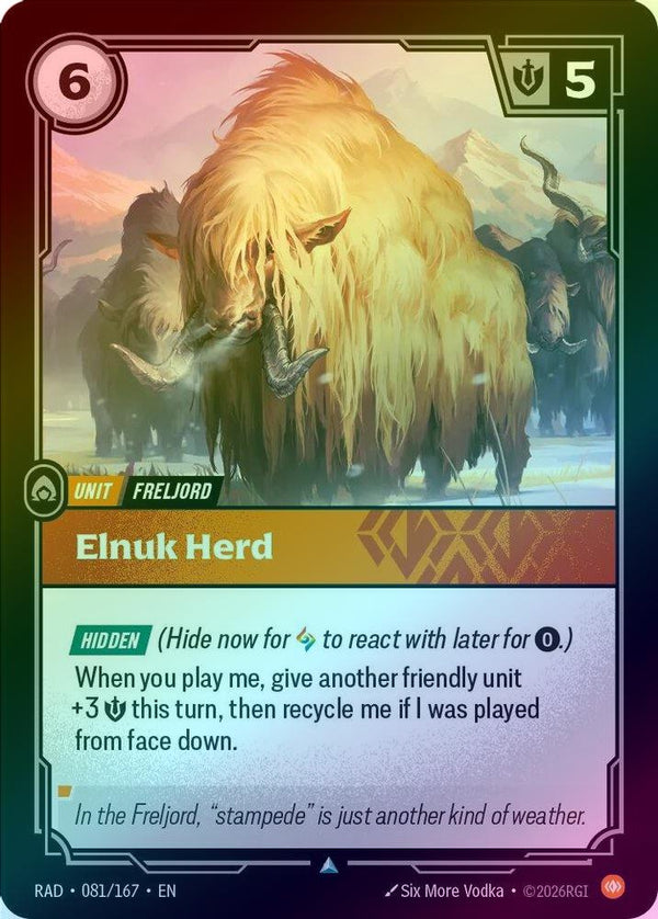 Elnuk Herd - 081/167 - Uncommon (Foil)