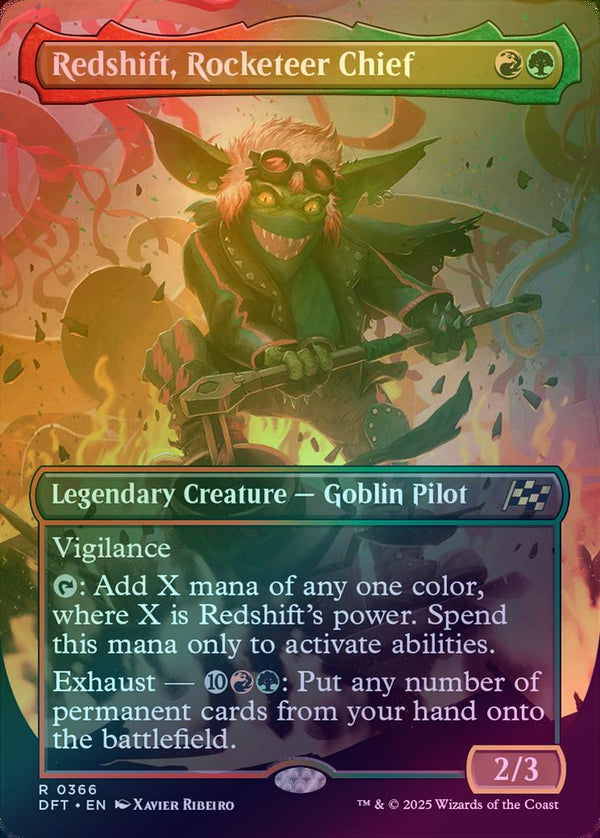 Redshift, Rocketeer Chief - Borderless (Foil) (DFT)