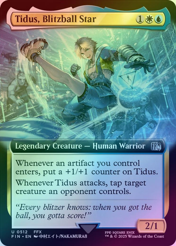 Tidus, Blitzball Star - Extended Art (Foil) (FIN)