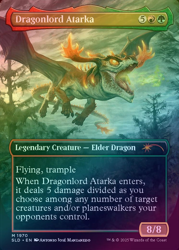 Dragonlord Atarka - They Grow Up So Fast (Rainbow Foil) (SLD)