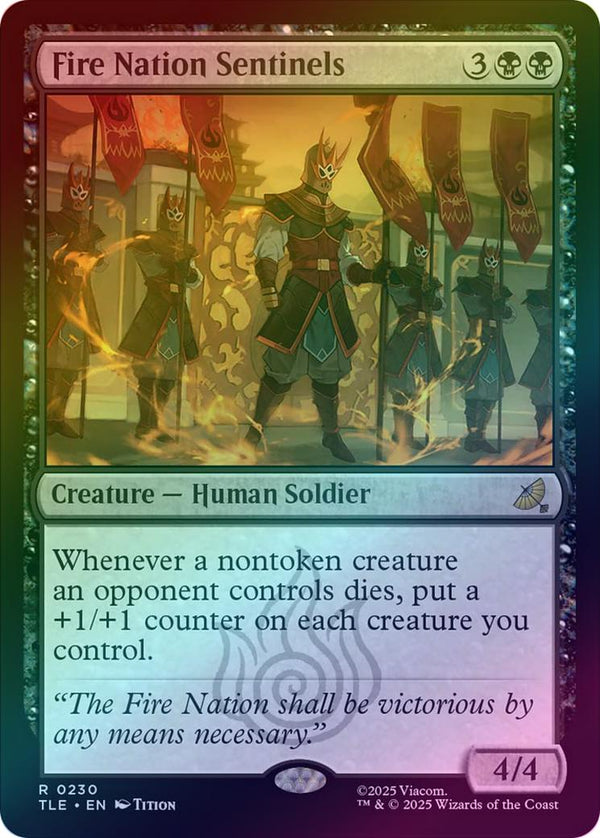 Fire Nation Sentinels (Foil) (TLE)