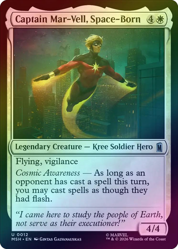 Captain Mar-Vell, Space-Born (Foil) (MSH) (Pre-Order)