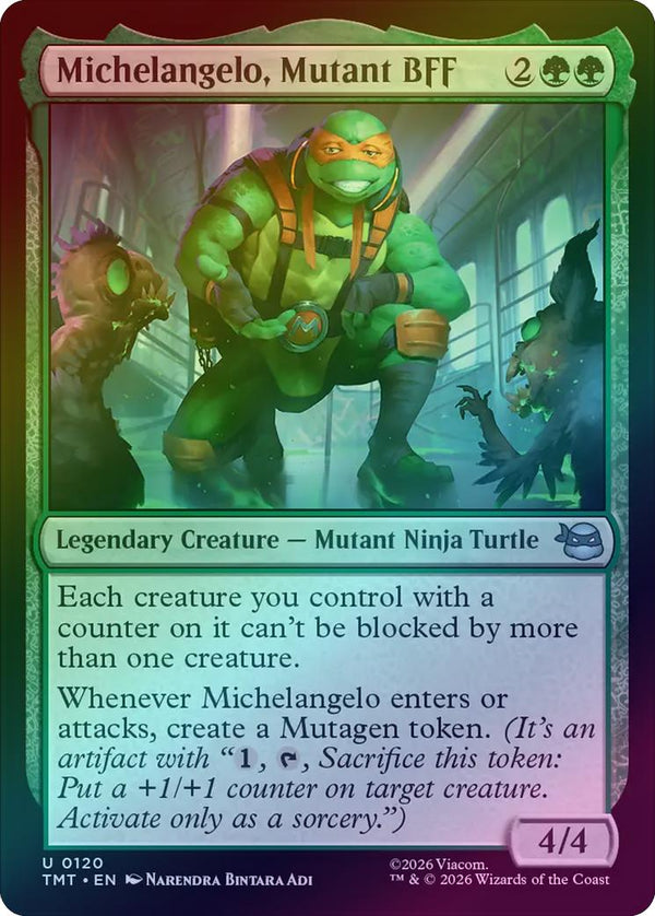 Michelangelo, Mutant BFF (Foil) (TMT)