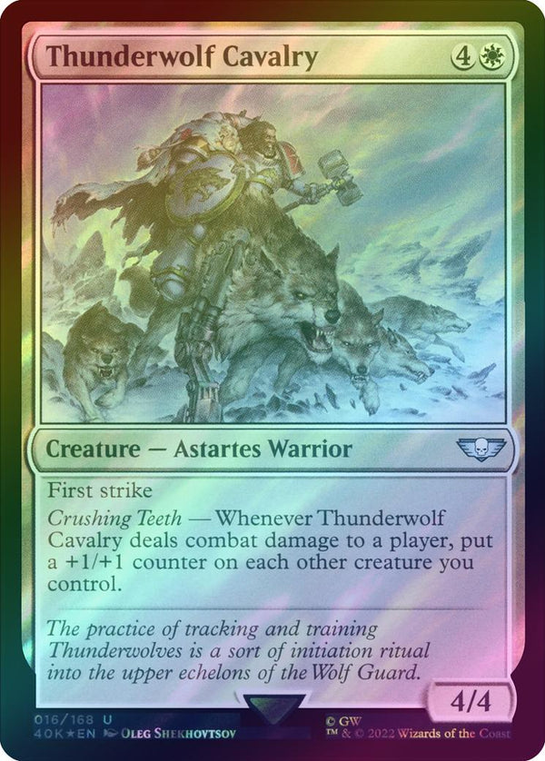 Thunderwolf Cavalry (Surge Foil) (40K)