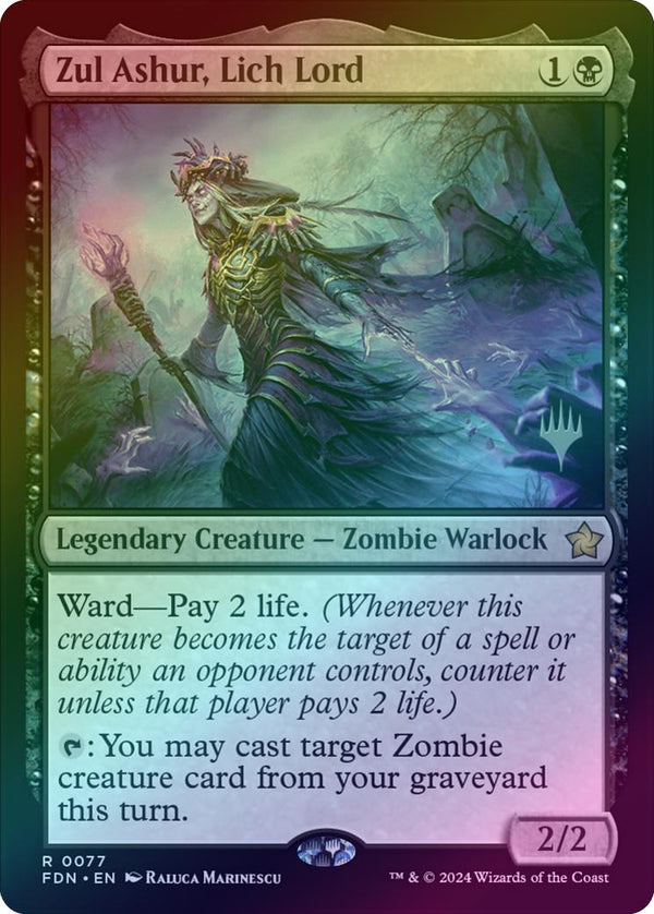 Zul Ashur, Lich Lord - Promo Pack (Foil) (PFDN)