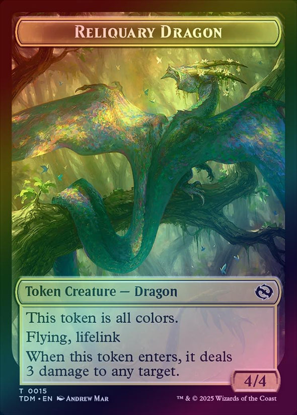 Reliquary Dragon // Dragon (011) Token (Foil) (TTDM)