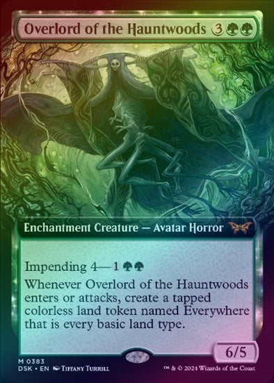 Overlord of the Hauntwoods - Extended Art (Foil) (DSK)