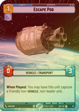 Escape Pod (Hyperspace Foil) - 812 - Rare (Foil)