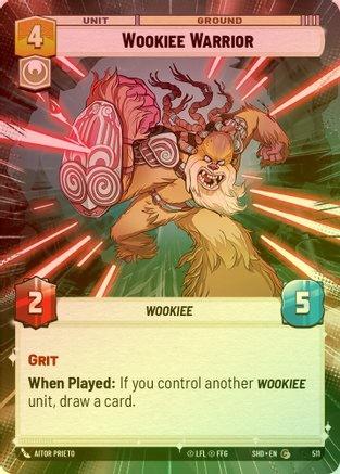 Wookiee Warrior (Hyperspace) - 511 - Common (Foil)