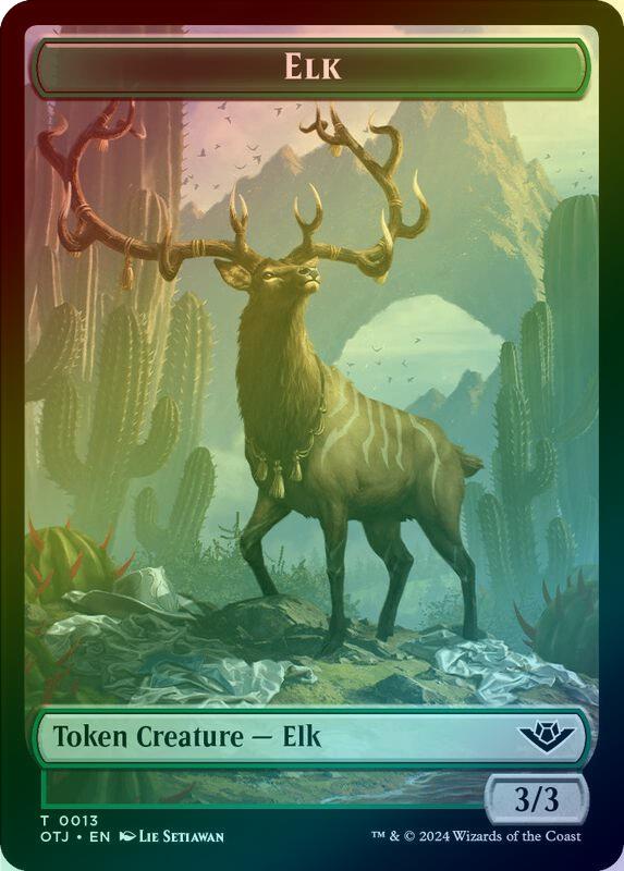 Mercenary // Elk Token (Foil) (TOTJ)