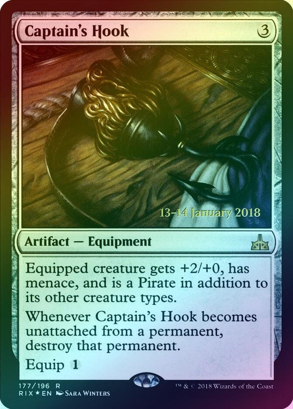 Captain's Hook - Prerelease Promo (Foil) (PRIX)