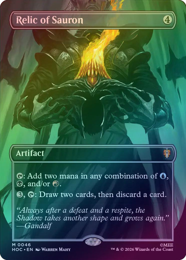 Relic of Sauron - Borderless (Foil) (HOC)