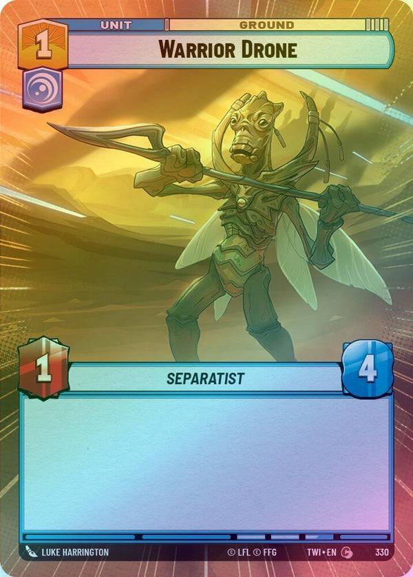 Warrior Drone (Hyperspace) - 330 - Common (Foil)