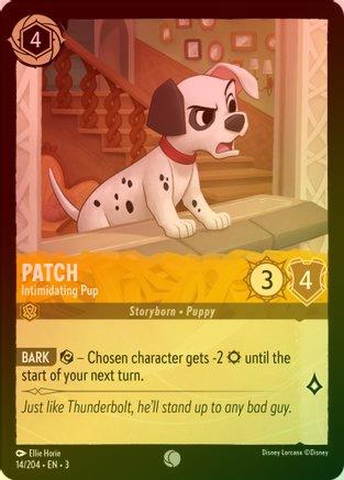 Patch (Intimidating Pup) - 14/204 - Common (Foil)