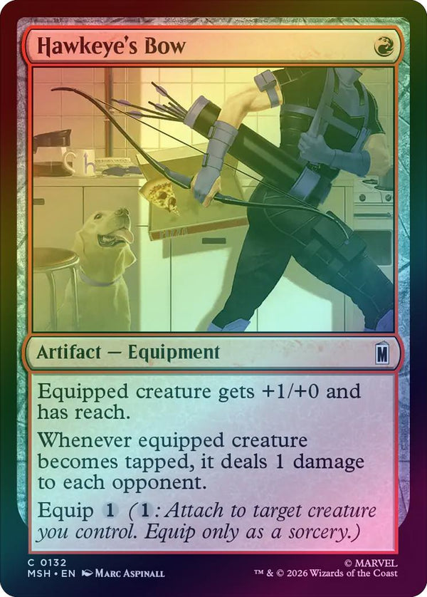 Hawkeye's Bow (Foil) (MSH) (Pre-Order)