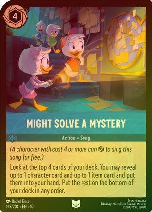 Might Solve a Mystery - 163/204 - Uncommon (Foil)