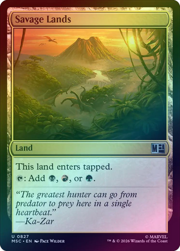 Savage Lands (Foil) (MSC)