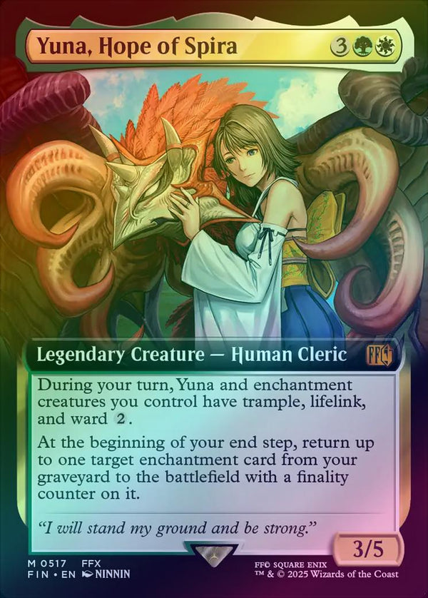 Yuna, Hope of Spira - Extended Art (Foil) (FIN)