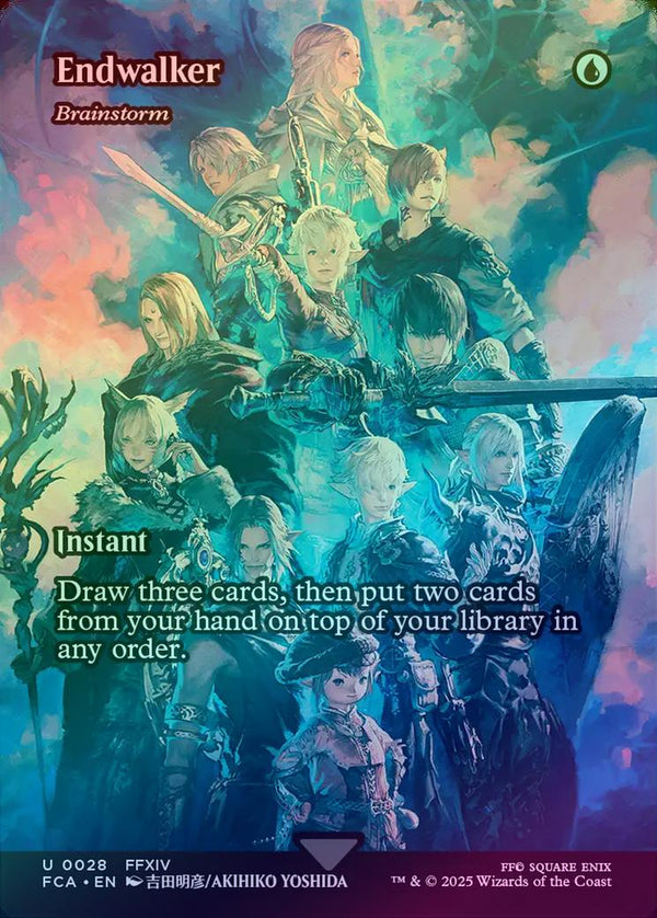 Endwalker // Brainstorm - Borderless (Foil) (FCA)